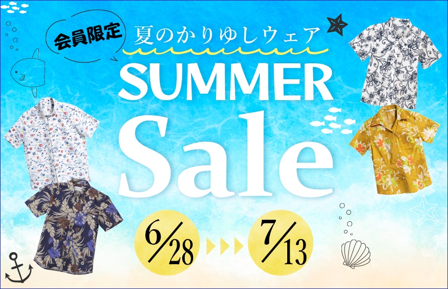 形態安定 小花総柄 かりゆしウェア