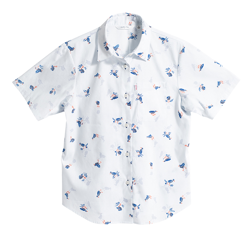 ホワイト／ネイビー