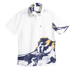 ホワイト／ネイビー