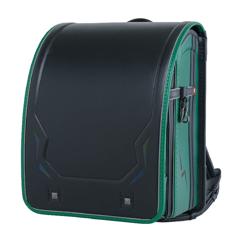 ブラック／メタリックグリーン