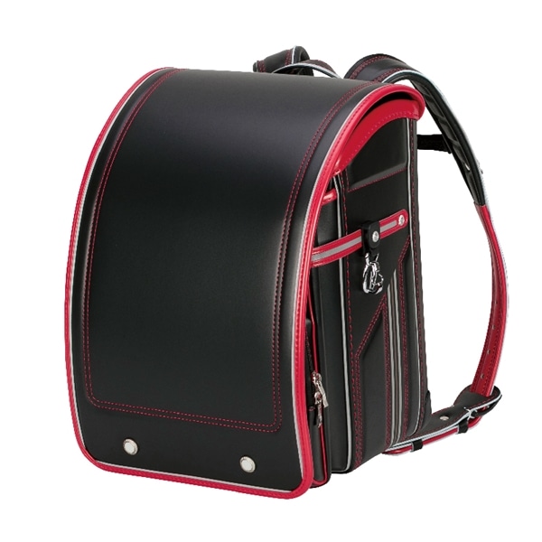 ブラックｘメタリックレッド