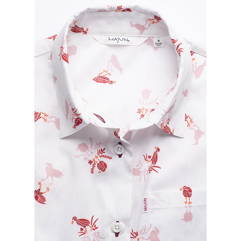 ホワイト/レッド