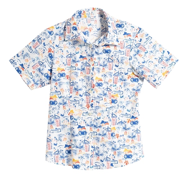 ホワイト×ブルー