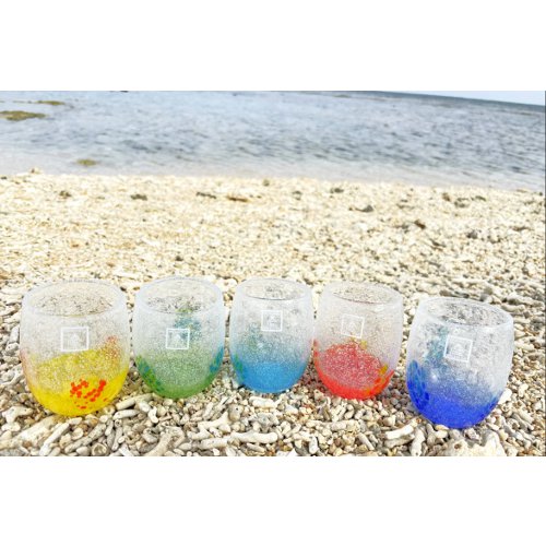 琉球グラス　泡花見グラス 