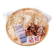 【 4550 】 与那原そば生麺軟骨ソーキ3食セット (お届け先が 沖縄本島内 ) 産地直送 【 三倉食品 】