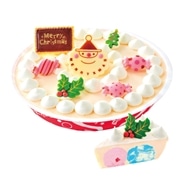 【 4531 】 12フレーバーハッピーアイスケーキ(バニラベース) (お届け先が 沖縄本島内・沖縄県内離島 ) 産地直送 【 ブルーシール 】