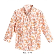 【送料無料】ジャングルプローラー（７分袖）柄かりゆしウェア FEL23017S L