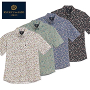 【送料無料】琉花柄 かりゆしウェア1860889