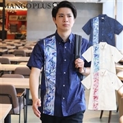 【送料無料】バーティカルボーダー かりゆしウェア M274