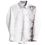 【送料無料】サザンウインズ柄 長袖かりゆしウェアFEM04019S