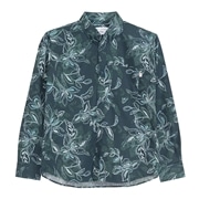 【送料無料】形態安定 刺繍フラワー柄 かりゆしウェアP1025-30