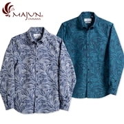 【送料無料】レインフォレストエコー Ｌ／Ｓ かりゆしウェア GEM11019S