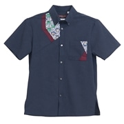 【送料無料】琉球びんがた－壱柄 かりゆしウェア P-FTB01013S