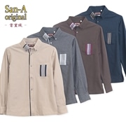 【送料無料】 首里織－壱 Ｌ／Ｓ かりゆしウェア P-GTS01019S