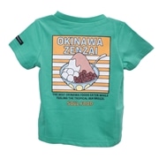 【送料無料】子供Tシャツ 沖縄フード柄30141909BY(80~130cm)