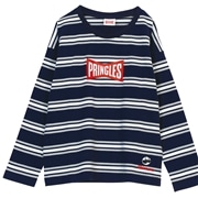 【送料込み】 子供Tシャツ プリングルス 先染めボーダー 91260307B (80～100cm)