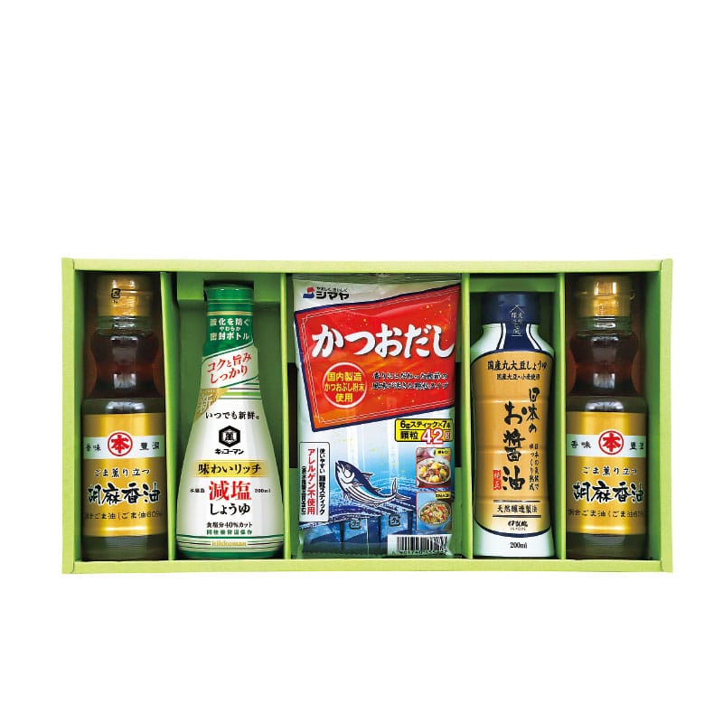 □【 9108 】◇ オリジナル 減塩しょうゆ＆調味料ギフト