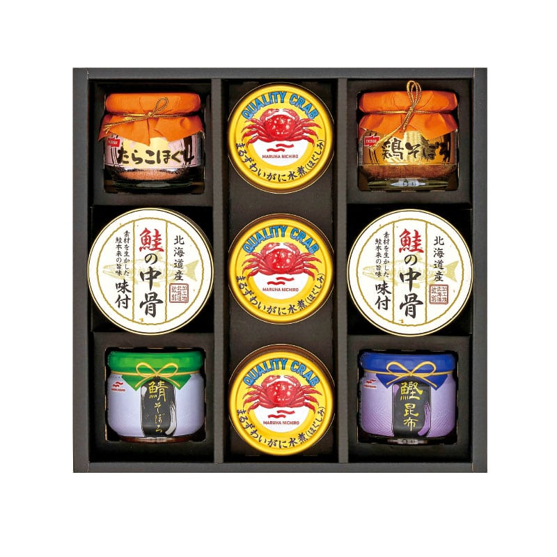 □【 9124 】◇ ドウシシャ マルハニチロ＆ニッスイバラエティギフトセット【沖縄本島内配送限定 送料無料 】