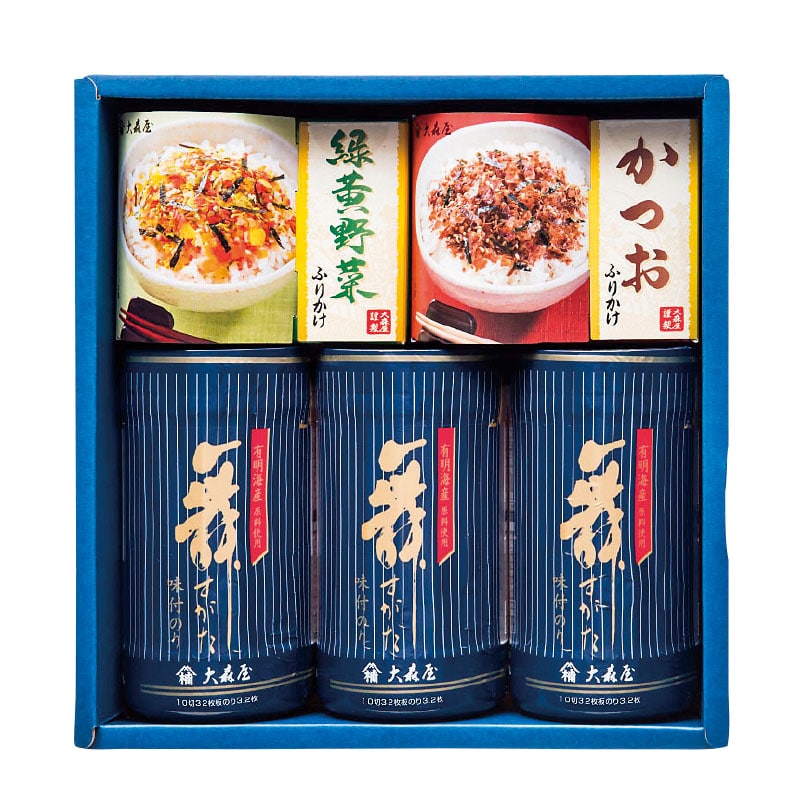 □【 9081 】◇ 大森屋 卓上味のり・ふりかけ詰合わせ