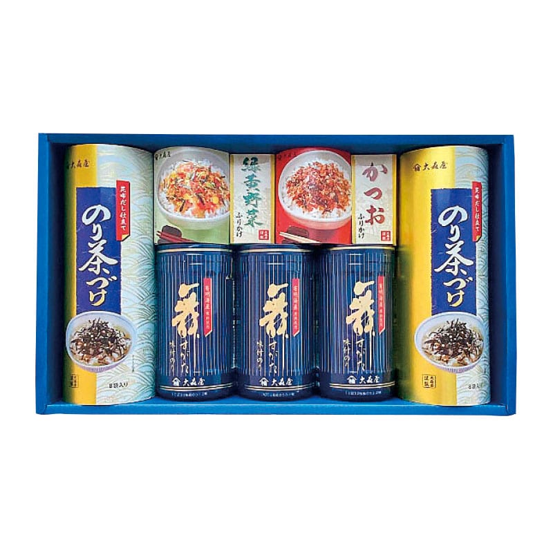 □【 9082 】◇ 大森屋 卓上味のり・茶漬け・ふりかけ詰合わせ