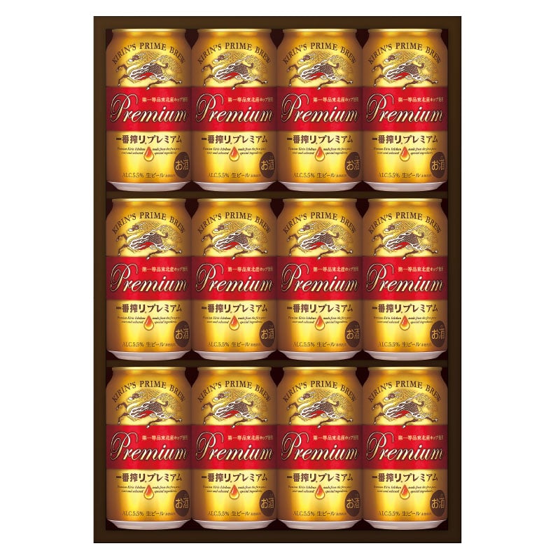 □【 9201 】◇ キリンビール 一番搾りプレミアムセット Ｋ－ＰＩ３