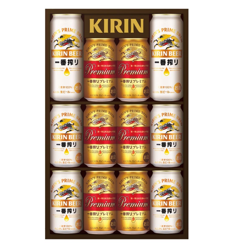 □【 9224 】◇ キリンビール キリン一番搾り生ビール・一番搾りプレミアム飲み比べセット Ｋ－ＮＩＰ３