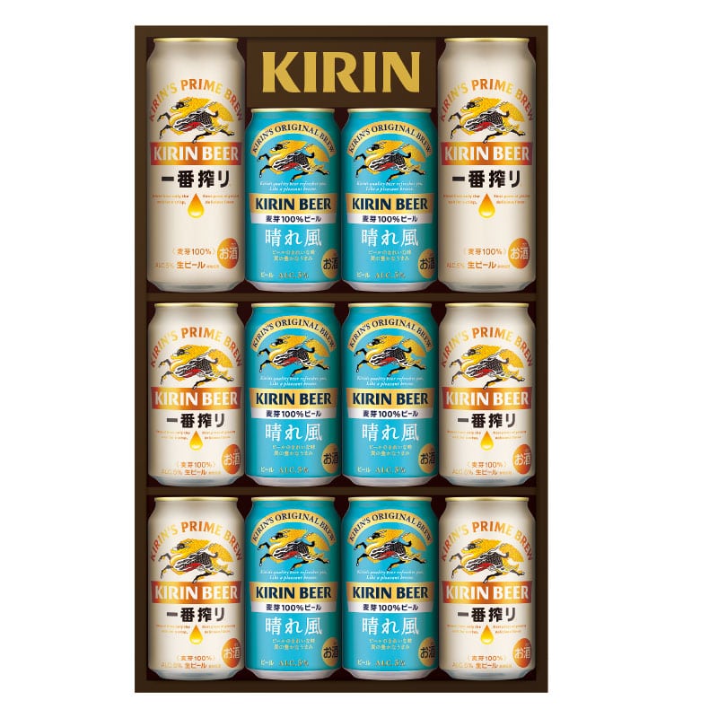 □【 9226 】◇ キリンビール キリン一番搾り生ビール・
キリンビール晴れ風2種セット Ｋ－ＩＨ３
