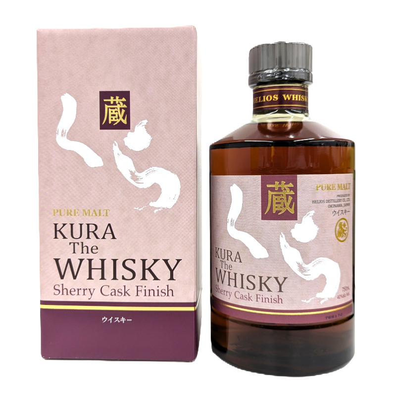 ウイスキー40度　瓶  ヘリオス酒造 【くら・ザ・ウィスキーシェリーカスクフィニッシュ】750ml*