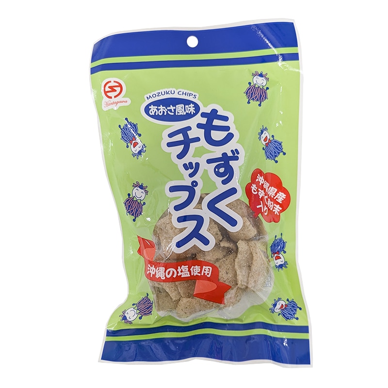 繁多川　もずくチップス　あおさ風味
