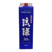 泡盛30度 1800ｍｌ　新里酒造　琉球　紙パック