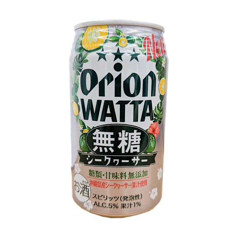 オリオン　WATTA 無糖シークヮーサー  350ML
