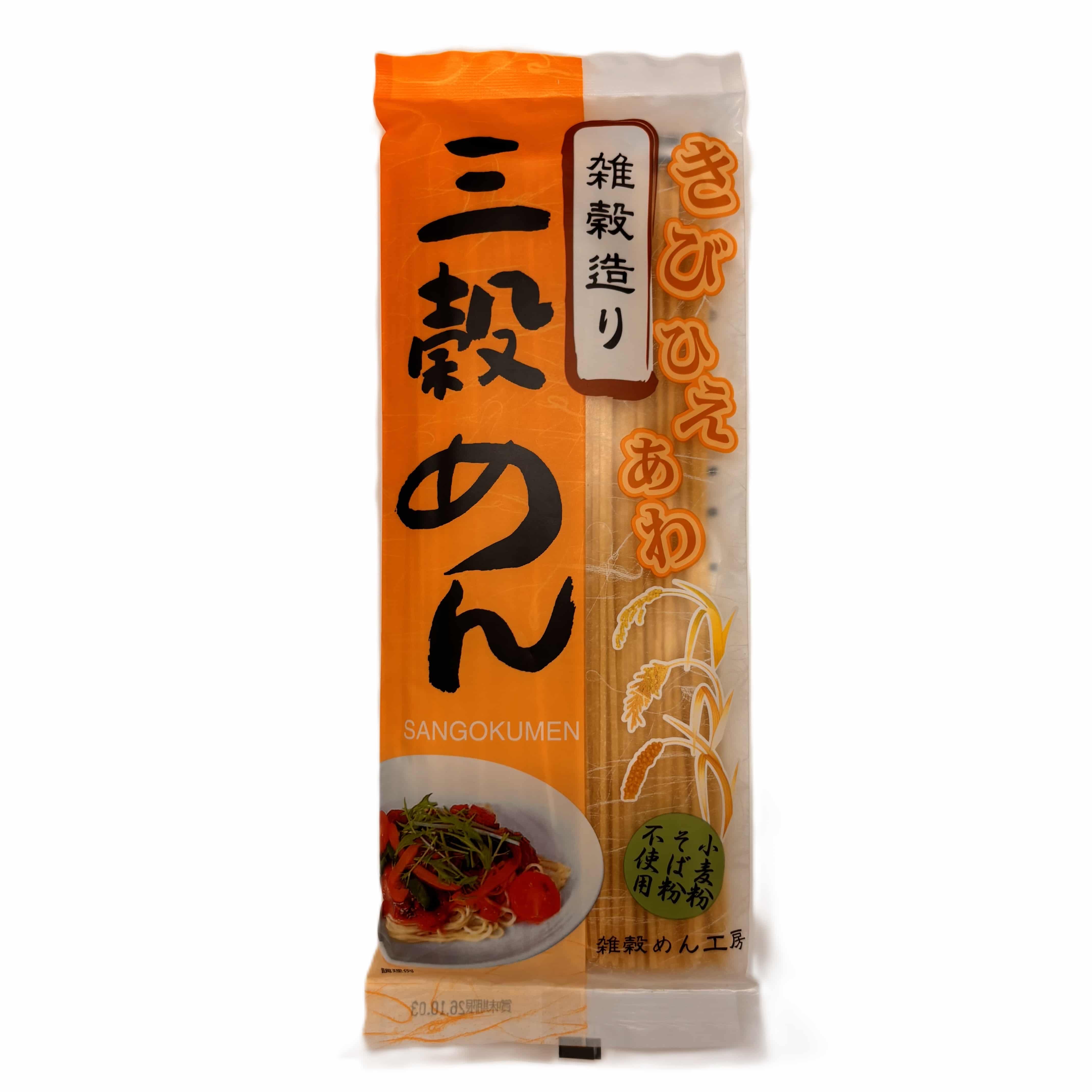 自然芋そば　　三穀めん