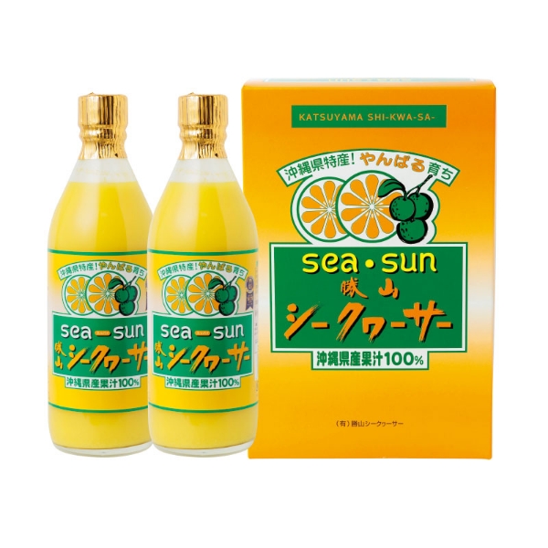 勝山シークヮーサー 勝山シークヮサージュース（2本入）