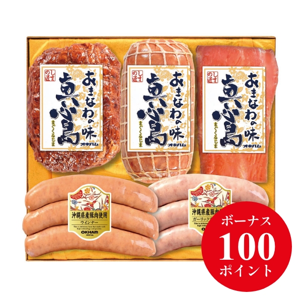 オキハム おきなわ真心島ハムギフト5本セット SA-5