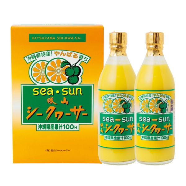 勝山シークヮサージュース（2本入）